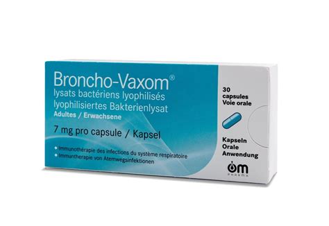 Confezioni di Broncho Vaxom per adulti e bambini