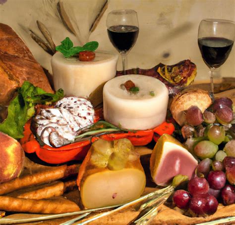 buffet di prodotti tipici pugliesi in un ristorante del villaggio