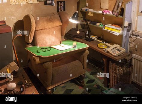 Lo studio di scrittura di Roald Dahl