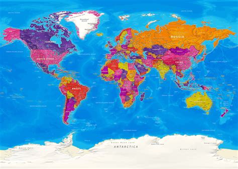 Mappa del mondo che indica la diffusione delle missioni delle Suore di Maria Bambina