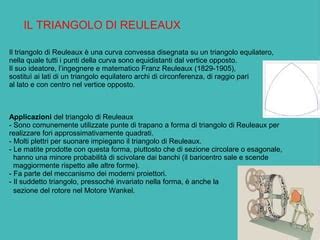 Schema geometrico del triangolo di Reuleaux applicato al design del tavolo