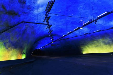 L'interno del tunnel dell'LHC