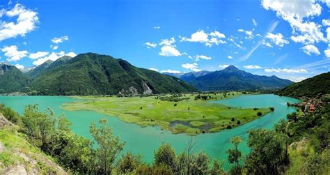 Riserva naturale Pian di Spagna con flora e fauna