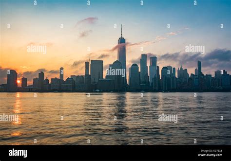 Lo skyline di Manhattan visto da Jersey City