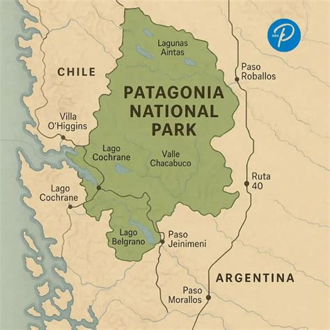 Mappa della Patagonia con evidenziate le terre di proprietà Benetton
