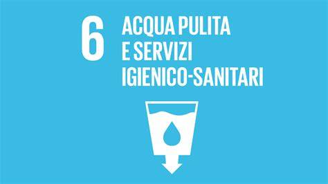 Simbolo dell'Obiettivo 6 dell'Agenda 2030: Acqua Pulita e Servizi Igienico-Sanitari