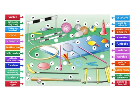 Confronto grafico tra i piccoli attrezzi della ritmica e i grandi attrezzi dell'artistica