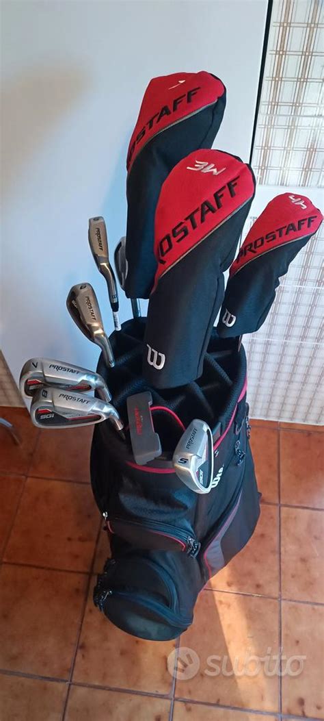 Bastoni da golf in una sacca