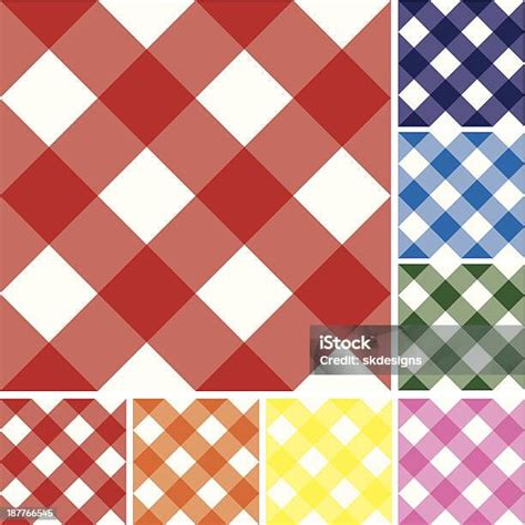 illustrazione di un motivo a quadretti vichy