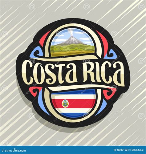 paesaggio lussureggiante del Costa Rica con vulcano sullo sfondo
