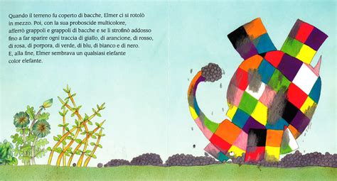 Illustrazione di Elmer, l'elefante variopinto