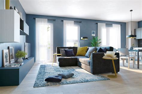 interno di un moderno appartamento in un villaggio turistico salentino