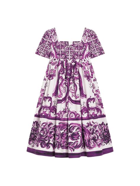 Stampa Majolica Dolce & Gabbana per Bambina