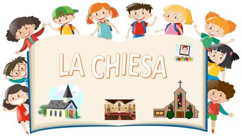 Bambini che entrano in una chiesa accogliente con curiosità