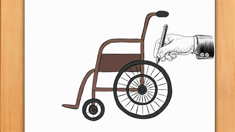 Illustrazione simbolica della sedia a rotelle per bambini e delle barriere architettoniche