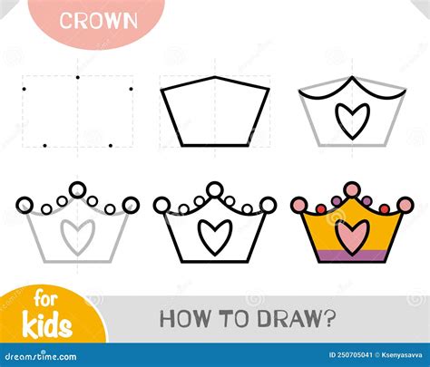 Guida passo-passo per disegnare una corona con il trucco