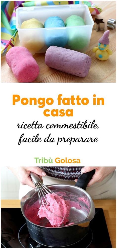 ingredienti per preparare il pongo fatto in casa su un tavolo