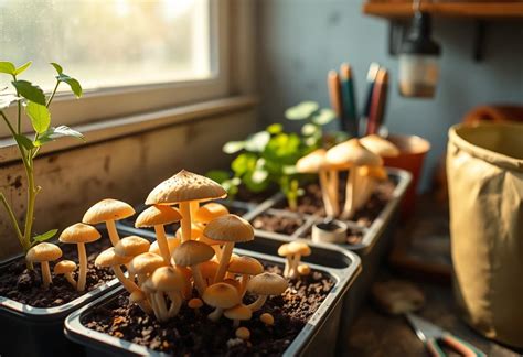 coltivazione domestica di funghi in cassetta