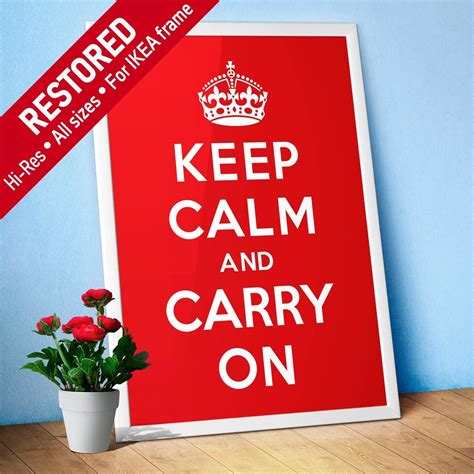 Manifesto originale Keep Calm and Carry On