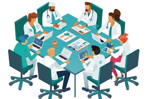 Immagine: Rappresentazione grafica di un team medico multidisciplinare