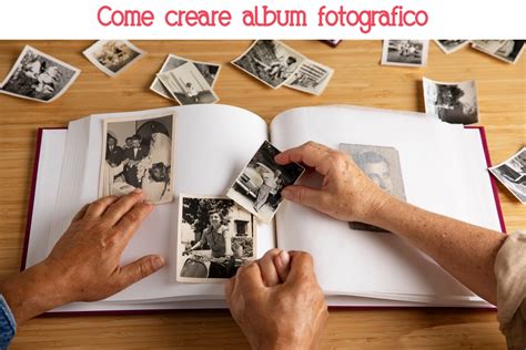 Bambini che creano un album di foto