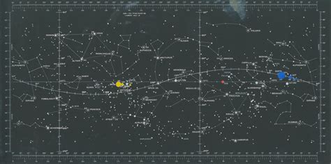 mappa delle costellazioni antiche babilonesi