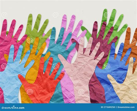 infografica sulle dita della mano come simbolo di diversità e cooperazione