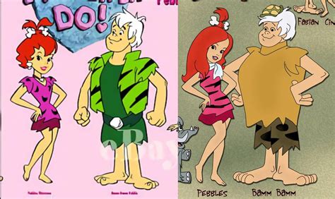 Pebbles and Bam-Bam as Teenagers