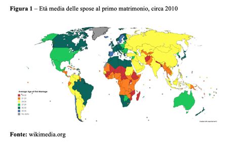 Mappa della diffusione dei matrimoni precoci nel mondo
