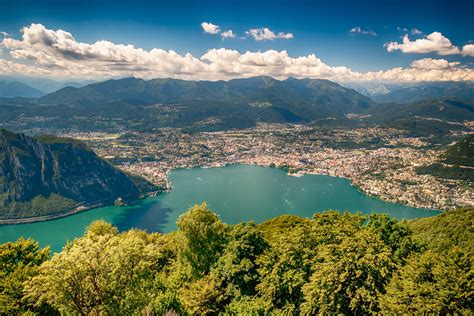 Panorama del Lago di Como visto dai sentieri di Colico