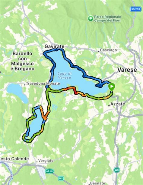 Mappa schematica dei sentieri di collegamento tra Colico e le alture