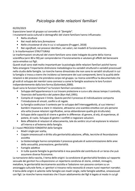 mappa concettuale delle relazioni familiari nel caso di Avetrana