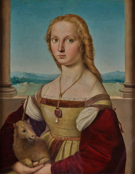 La Dama con liocorno di Raffaello