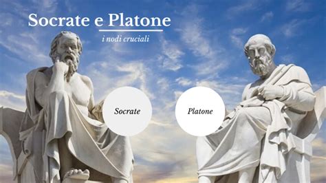 Platone e Socrate dialogano
