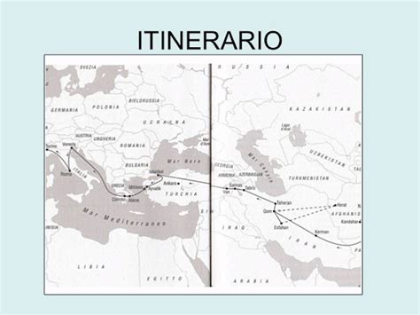 Mappa del viaggio di Enaiatollah Akbari
