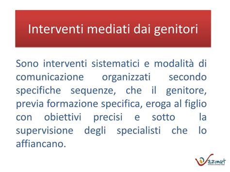 grafico sull'efficacia degli interventi mediati dai genitori