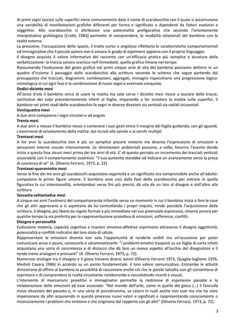 grafico che mostra l'evoluzione del tratto infantile
