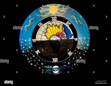 rappresentazione stilizzata di una lanterna magica del XVII secolo