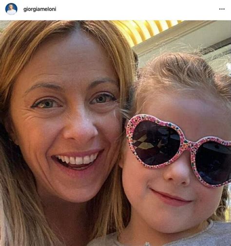 Giorgia Meloni con la figlia Ginevra