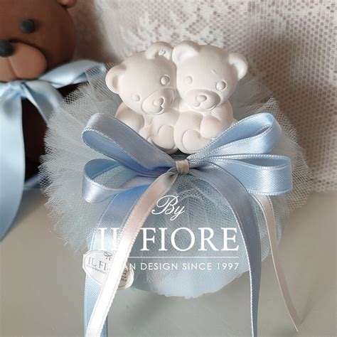 Bomboniere nascita bimbo con orsetti e animali