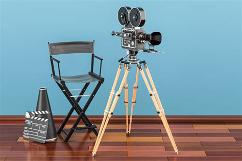 Clapperboard e macchina da presa