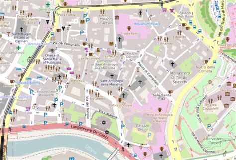 Mappa del Ghetto di Roma