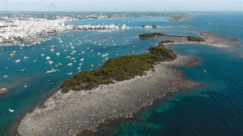 Panoramica dell'Isola dei Conigli a Porto Cesareo