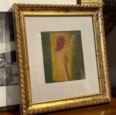 Dipinto raffigurante un nudo femminile di Mariastella Giorlandino
