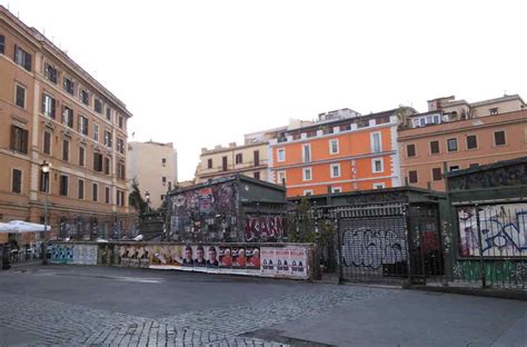 Veduta del quartiere San Lorenzo di Roma