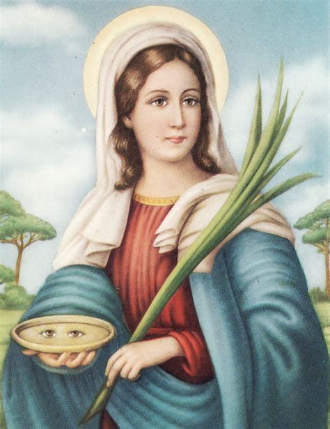 Iconografia di Santa Lucia con gli occhi sul piatto