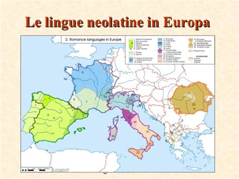mappa concettuale dell'evoluzione delle lingue neolatine dal latino volgare