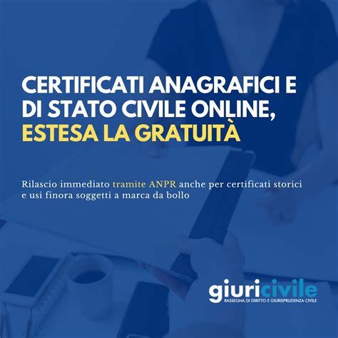 Differenza tra Certificati Anagrafici e di Stato Civile