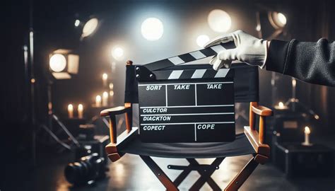 Ritratto artistico di un'attrice italiana su un set cinematografico moderno