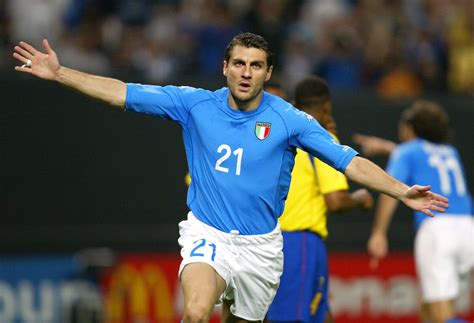 il giovane Christian Vieri agli inizi della sua carriera calcistica